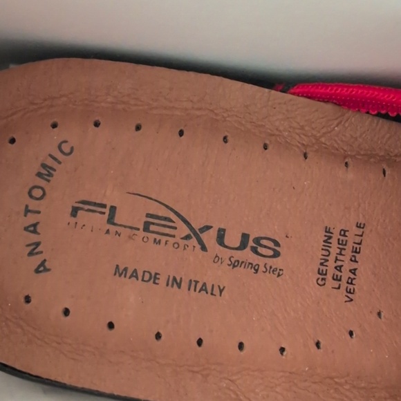 NIB Spring Step Flexus Scuff Shoes Made In Italy - Picture 4 of 9